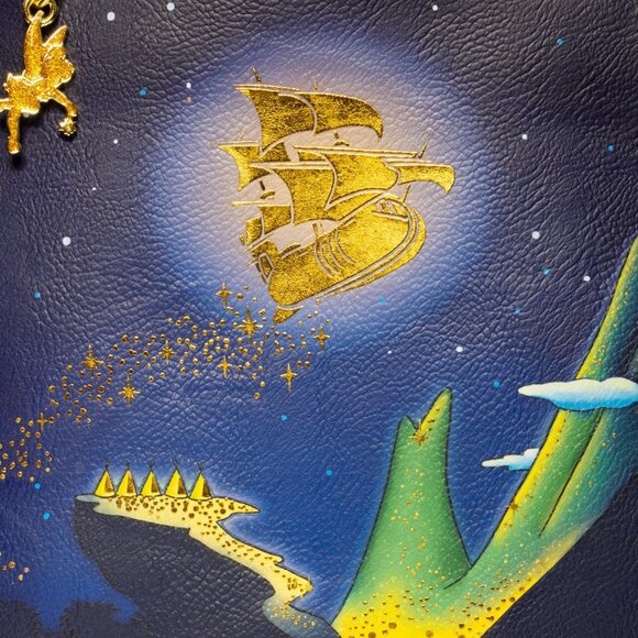 Loungefly Peter Pan Flying Jolly Roger Mini-Backpack - EE Exclusive - Picture 9 of 10